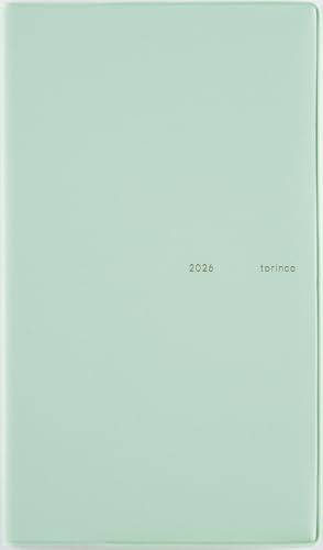 524 torinco3 手帳 高橋書店 2026年版 ライトターコイズ マンスリー 手帳判 送料無料