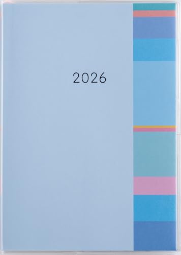 507 ミアクレール2 手帳 高橋書店 2026年版 水色 マンスリー B6判 送料無料