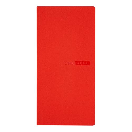 ほぼ日手帳 2026 weeks MEGA スニーカー/トマトレッド 1月始まり 週間手帳 週間レフト スリム縦長 方眼メモ215ページ 送料無料
