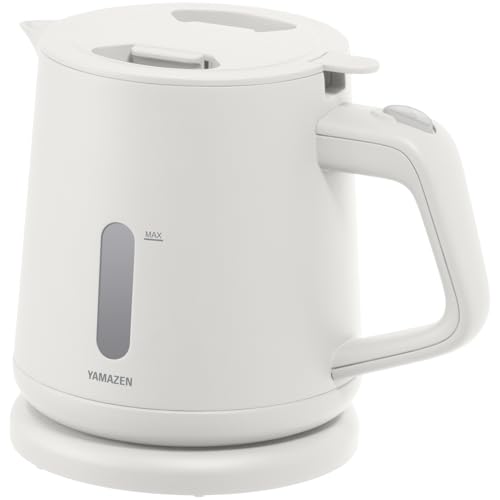 [山善] 電気ケトル 電気ポット 1.0L 1200W 一人暮らし 二人暮らし 湯こぼれ防止 空焚き防止 沸騰後自動電源OFF お手入れ 送料無料