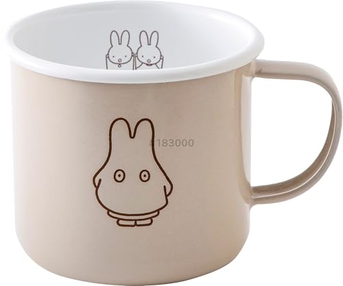 Rakuten - 富士ホーロー ミッフィー パステル マグカップ 8cm グレージュ おばけ miffy 琺瑯 送料無料