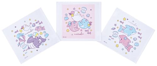 スケーター(Skater) おしぼり タオル 3枚セット みいるか 女の子 OAC1T-A 送料無料