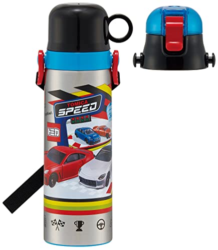 スケーター(Skater) 子供用 ステンレス 水筒 2way 直飲み 580ml コップ飲み 570ml トミカ 23 子供に優しい軽 送料無料