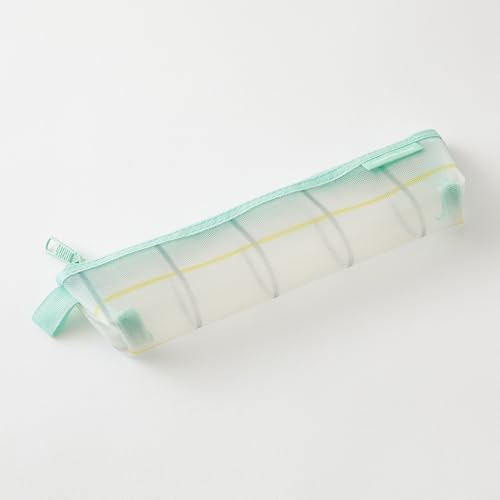 ミドリ ペンケース メッシュ チェック柄 緑 41846006 送料無料