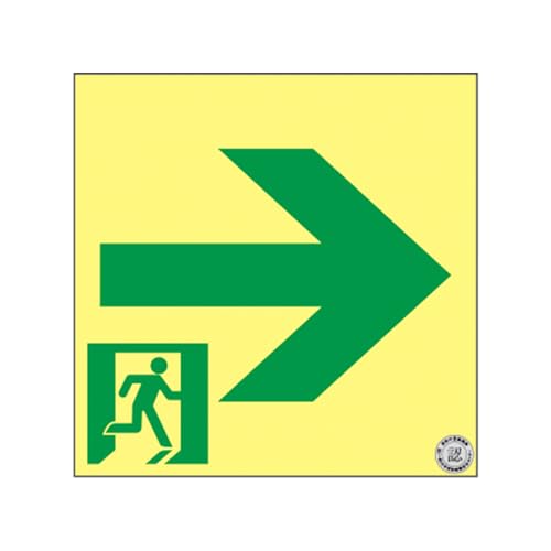 右矢印（→）/-/377941・Color:右矢印（→）・パッケージ個数:1・●消防用設備等認定品●高輝度蓄光式避難誘導標識●ステッカータイプ●離けい紙付●暗闇で長時間発光するため、緊急時でも迅速な避難を可能にします。●太陽光などの光を蓄え発光するため、電源などは不要です。●電気を使用しないためCO2排出量0「ゼロ」で環境に優しい商品になります。●「矢印」が避難方向を促します。
