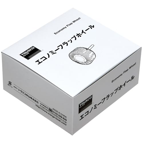 TRUSCO エコノミーフラップホイール 軸径6mm 外径50X幅25X軸長35 ＃120（5個入） EF5025-120 送料無料