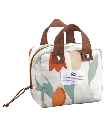  Wpc. Patterns 簡易保冷・保温ポーチ ブルーミングチューリップレッド はっ水 レディース お弁当 送料無料