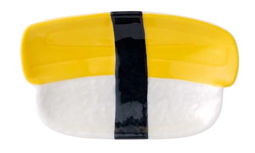 デコレコーポレーション 寿司小皿 タマゴ 和食器 豆皿 おしゃれ W110×D66×H15mm MG-16443 送料無料