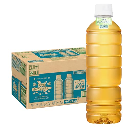 Straight Tea - アサヒ ジャスミンティー ラベルレスボトル 500ml×24本 [アサヒ飲料] 送料無料