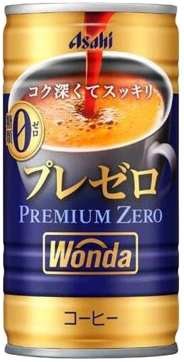 アサヒ飲料 WONDA(ワンダ) プレミアムゼロ 185g缶×30本入 送料無料