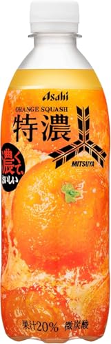 アサヒ飲料 三ツ矢 特濃オレンジスカッシュ 500mlペットボトル×24本入 送料無料