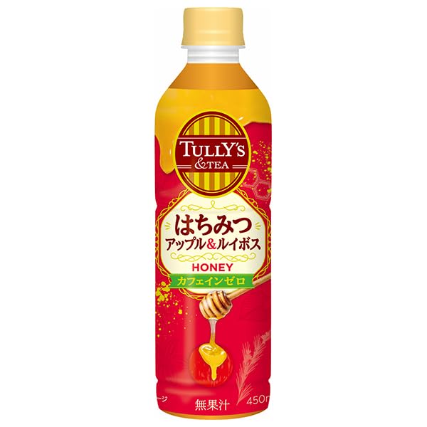 伊藤園 TULLY'S&TEA(タリーズティー) はちみつアップル&ルイボス 450mlペットボトル ...
