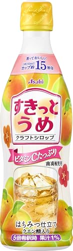 Set - クラフトシロップ すきっとうめ 470ml×12本 [希釈用][アサヒ飲料] 送料無料