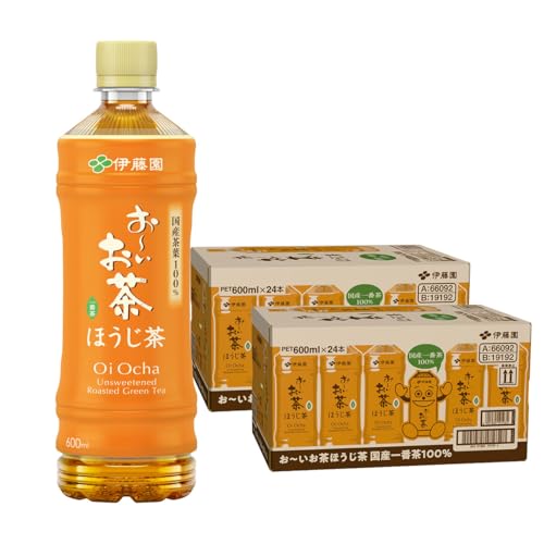 伊藤園 お〜いお茶 ほうじ茶【手売り用】 600mlペットボトル×24本入×(2ケース) 送料無料