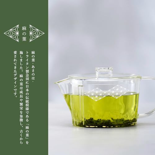 HARIO(ハリオ) フィルターイン 急須 麻の葉 実用容量 450mL 食洗機対応 トライタン...