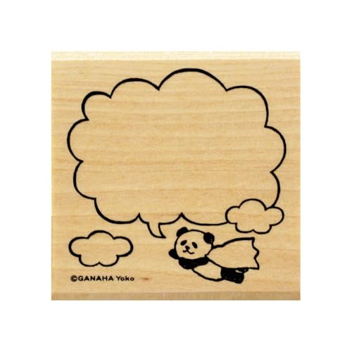 こどものかお スタンプ どうぶつはんこ【手帳編】 吹き出し/パンダ 1675-009 送料無料