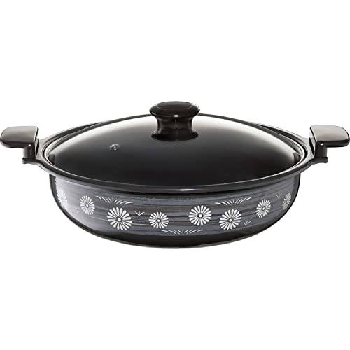 高木金属工業 両手鍋 ホーローあじわい鍋 室町 30cm IH対応 HA-M30N 送料無料