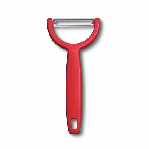 VICTORINOX(ビクトリノックス) ピーラー・皮むき器 食洗機対応 切れ味が長持ちするピーラー 波刃 レッド 高い耐久性と人間工学 送料無料