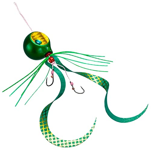 018 グリキンST/100g/EJ-410Q・Size:100gColor:018 グリキンST・カラー：018 グリキンST・自重(g)：100・フック仕様：バクガケフック 11号シマノ(SHIMANO) タイラバ 炎月 タイガーバクバク 100g EJ-410Q 018 グリキンST