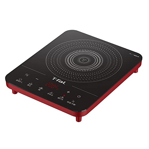 ティファール 卓上IH調理器 卓上IHコンロ 1400W タッチパネル 6つの調理プログラム...