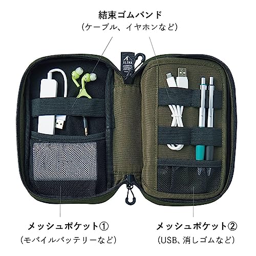 リヒトラブ コーデュラ ガジェット ツールポーチ ダブル ペンポーチ ブラック A7765-24 送料無料 easylifeshop-10019317 EasyLifeShop サンプル画像3