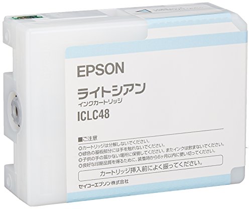 Rakuten - セイコーエプソン インクカートリッジ ライトシアン 80ml ICLC48 送料無料