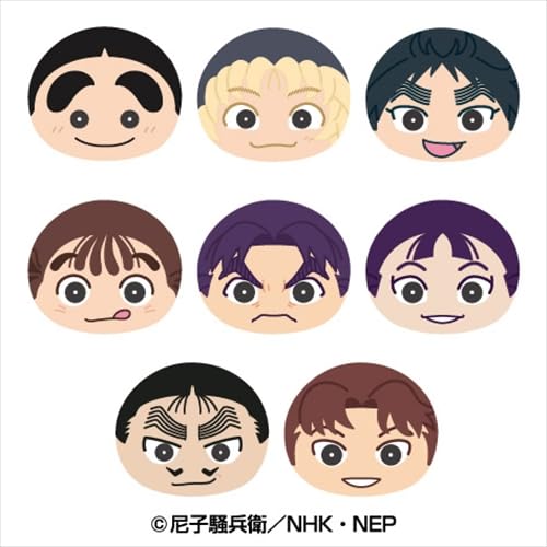 Antique - エンスカイ 忍たま乱太郎 おまんじゅうにぎにぎマスコット陸 1BOX 約50×70×50mm ポリスチレン 送料無料