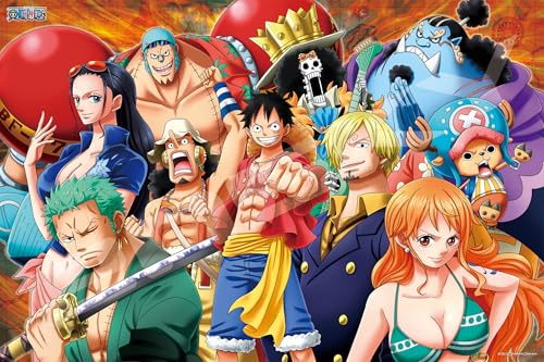 エンスカイ(ENSKY) ONE PIECE ワンピース 海賊「麦わらの一味」 50×75cm ジグソーパズル 1000ピース JIGS 送料無料