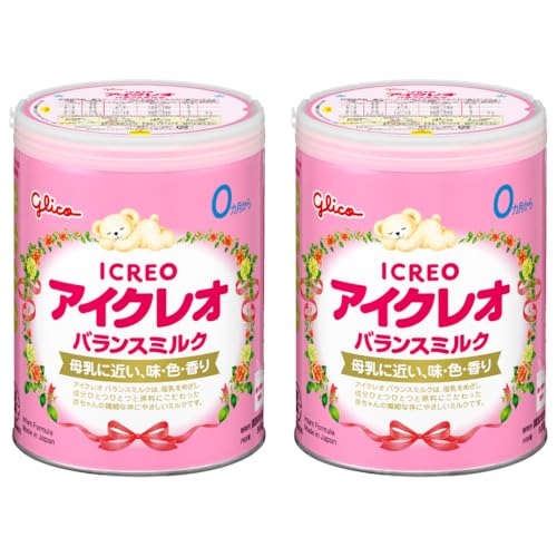 アイクレオ バランスミルク 800g×2缶 江崎グリコ 粉ミルク 新生児 乳児 赤ちゃん ベビー 0ヵ月~1歳頃 送料無料