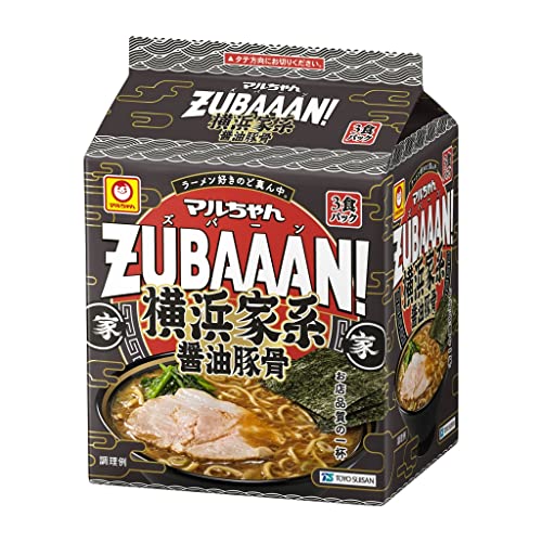 マルちゃん マルちゃんZUBAAAN! 横浜家系醤油豚骨 3食パック 130g×3食パック×9個 送料無料