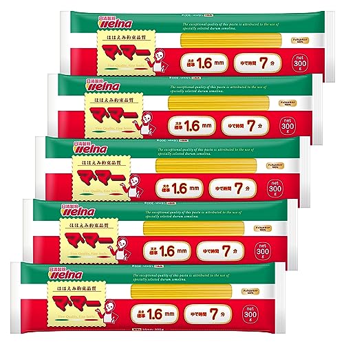 マ・マー スパゲティ 1.6mm 300g×5個 送料無料