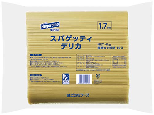 Penne - はごろも スパゲッティ デリカ 1.7mm 4kg (7944) 送料無料