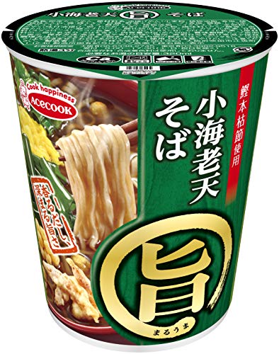 エースコック まる旨 小海老天そば 57g ×12個 送料無料