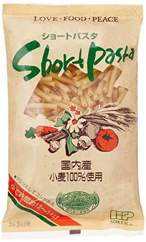 創健社 国内産小麦粉ショートパスタ 300g×4袋 送料無料