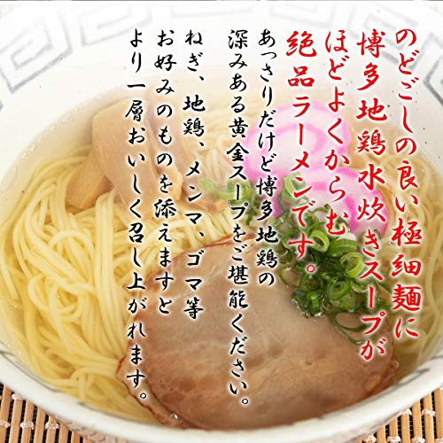 大盛食品 博多地鶏水炊きラーメン 110g 送料無料