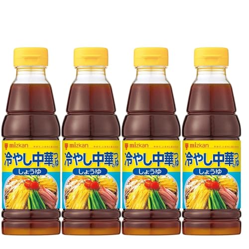 ミツカン 冷やし中華のつゆ しょうゆ 360ml×4本 ストレート めんつゆ 送料無料