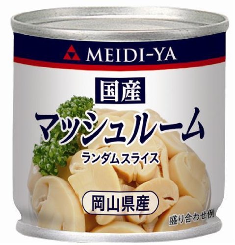 マッシュルーム(ランダムスライス)・Style:マッシュルーム(ランダムスライス)・パッケージ個数:48・内容量:85g×48個・商品サイズ(高さ×奥行×幅):109mm×335mm×225mm・原材料:マッシュルーム、食塩、酸化防止剤(ビタミンC)商品紹介 岡山県産の栽培農園で育てたマッシュルームを新鮮なうちに加工しました。塩蔵せずに加工していますので本来の風味や食感をそのままに味わえます。グラタンやパスタ等様々なお料理にお使いいただけます。 開缶後は、他の容器に移しかえて冷蔵庫に入れお早めにお使いください。 原材料・成分 (固形物100g当たり)エネルギー14kcal、たんぱく質3.4g、脂質0.2g、炭水化物3.3g、食塩相当量0.9g