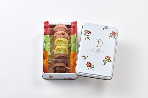 銀座千疋屋 缶入り銀座クッキー(6個) ギフト お菓子 焼き菓子 クッキー詰合せ 120g 送料無料