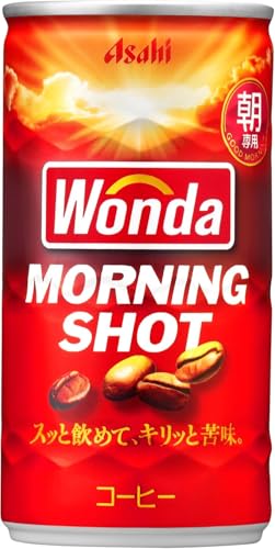 アサヒ飲料　WONDA(ワンダ) モーニングショット　缶　185g缶×30本入 　3ケース 送料無料