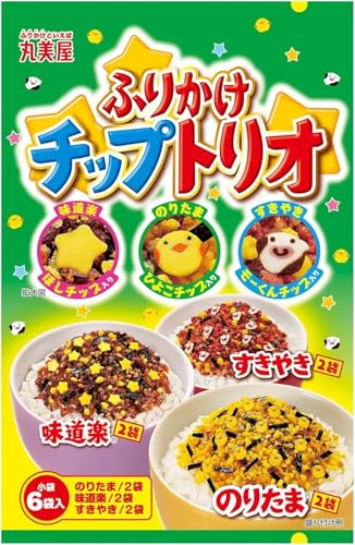 丸美屋 ふりかけ チップトリオ 6袋入(のりたま2袋+すきやき2袋+味道楽2袋) 14g×10個 送料無料