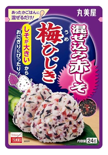 FlavorName:梅ひじきPatternName:10個セット・原材料:味付ひじき（ひじき、食塩、還元水あめ、鰹節粉、鰹節エキス調味料）（国内製造）、味付しそ（しそ、食塩、ぶどう糖、梅酢）、いりごま、味付梅肉（梅肉、デキストリン、食塩、でん粉、小麦粉、パーム油）、乳糖、食塩、砂糖、鰹節粉、大豆加工品、醤油、酵母エキス粉末／調味料（アミノ酸等）、酸味料、着色料（カラメル、アントシアニン）、酸化防止剤（ビタミンE）、（一部に乳成分・小麦・ごま・大豆を含む）・商品サイズ(高さx奥行x幅):19cm×13cm×13.3cm商品紹介 ・あったかごはんに混ぜるだけの、手軽で簡単な「赤しそごはんの素」です。 ・「しそ」と「具材」が大きいから、ごはんが冷めても香り、味わいがしっかりしています。 ・おにぎりやお弁当にもピッタリのおいしさです。 ・大きめの「赤しそ」、爽やかな酸味と果肉の旨味が詰まった「梅肉」、磯の風味がおいしい「ひじき」をバランスよく合わせました。 ・保存に便利な、チャック付き。 原材料・成分 味付ひじき（ひじき、食塩、還元水あめ、鰹節粉、鰹節エキス調味料）（国内製造）、味付しそ（しそ、食塩、ぶどう糖、梅酢）、いりごま、味付梅肉（梅肉、デキストリン、食塩、でん粉、小麦粉、パーム油）、乳糖、食塩、砂糖、鰹節粉、大豆加工品、醤油、酵母エキス粉末／調味料（アミノ酸等）、酸味料、着色料（カラメル、アントシアニン）、酸化防止剤（ビタミンE）、（一部に乳成分・小麦・ごま・大豆を含む）