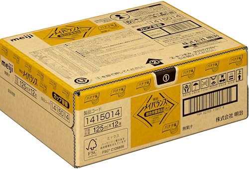 メイバランスミニカップ バナナ味 125ml×12本 明治 送料無料