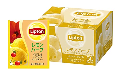リプトン レモンハーブ アルミティーバッグ 2.1gx50袋 デカフェ・ノンカフェイン 送料無料