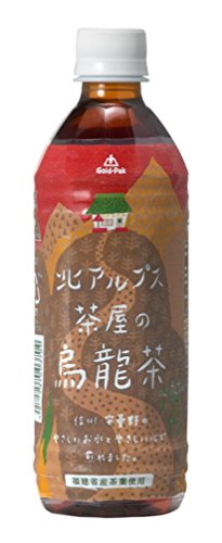 日本茶（不含酒精飲料） - ゴールドパック 北アルプス茶屋の烏龍茶 500ml×24本 送料無料