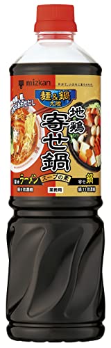 ミツカン 業務用 麺&鍋大陸 地鶏 寄せ鍋 スープの素 1170g [ うどんスープ 鍋の素 ] 送料無料