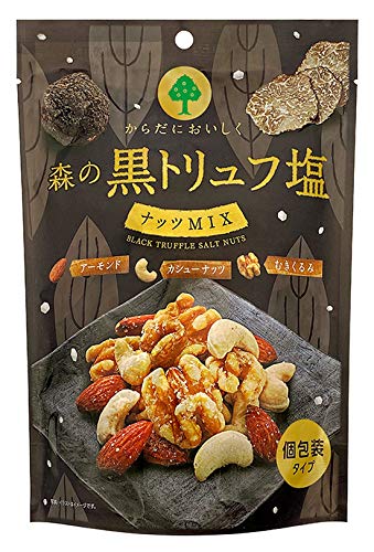 -/70グラム (x 3)/LA6105・パッケージ個数:3・原材料:クルミ(アメリカ)、カシューナッツ、アーモンド、植物油、黒トリュフ塩/香料・内容量:70g×3袋・カロリー:641kcal・商品サイズ(高さx奥行x幅):23cm×16.5cm×16cm・原産国:日本商品紹介 イタリア産黒トリュフとフランス産ゲランドの塩を使用しました。他社にはないミックス商品の個包装でし。持ち運びに便利で食べやすい個包装タイプイタリア産黒トリュフとフランス産ゲランドの塩を使ったアーモンド、カシューナッツ、クルミのナッツミックスです。黒トリュフの香り高い贅沢な味わいが楽しめます。 100g当たり 原材料・成分 クルミ(アメリカ)、カシューナッツ、アーモンド、植物油、黒トリュフ塩/香料