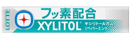ロッテ キシリトールガム+フッ素(ペパーミント) 14粒×20個 送料無料