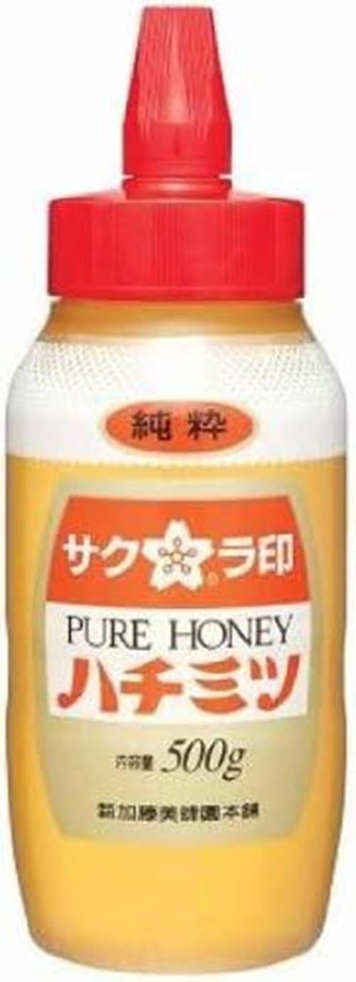 加藤美蜂園 サクラ印 純粋はちみつポリ容器 500g 送料無料