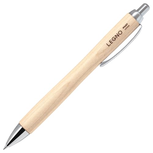 モクメ/本体サイズ：138x12mm/0．7mm／ノック式/20g/BLE-1SK-M・Color:モクメ・パッケージ個数:1・品番：BLE-1SK-M強度や耐久性にすぐれた北米産のハードメイプル材をボディに使用した、木軸の筆記具「LEGNO/レグノ」。。今回はシャープペンシルと油性ボールペンの2種類がラインナップに加わりました。。。木製のボディは持ち手に優しく温かみを感じさせ、天然素材ならではの木目や質感が活かされた筆記具です。。。ボールペンのインクは低粘度油性インキ「アクロインキ」を使用、書き出しが良く滑らかに濃く書けます。。。・ボールペン:インク色:黒(ボール径0.7mm)。・ボールペン替え芯:BRFN-10F-B(黒)。。