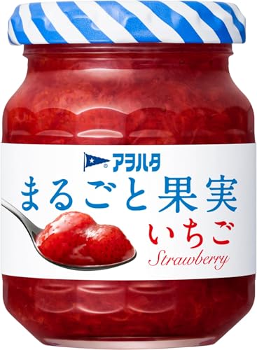 アヲハタ まるごと果実 いちご125g ×4個 ジャム オールフルーツ 砂糖不使用 送料無料